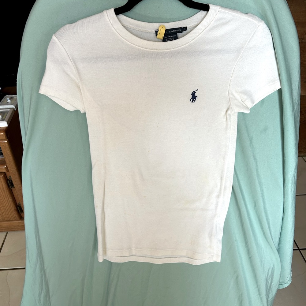 Ralph Lauren, white, size is small